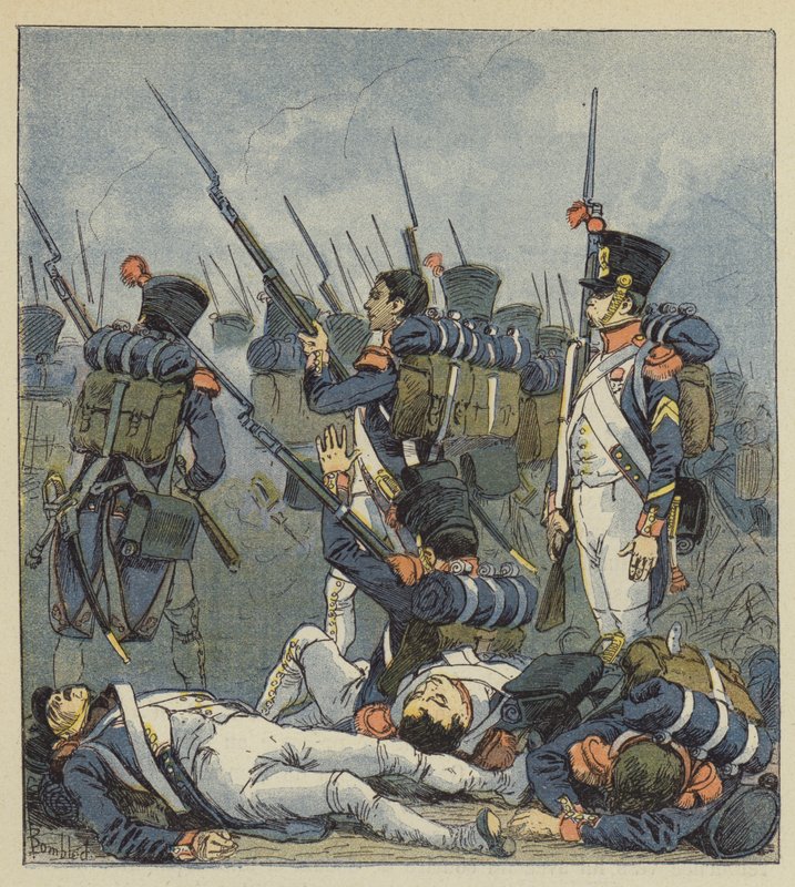 Wagramot véres csataként emlegették alkotó: after Louis Charles Bombled