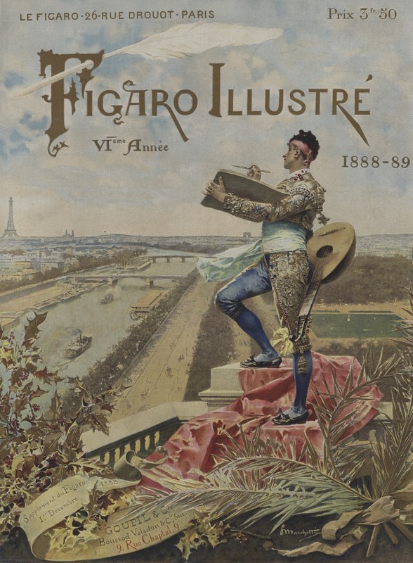 A Le Figaro Illustre borítója, 1888. december 1 alkotó: after Ludovico Marchetti