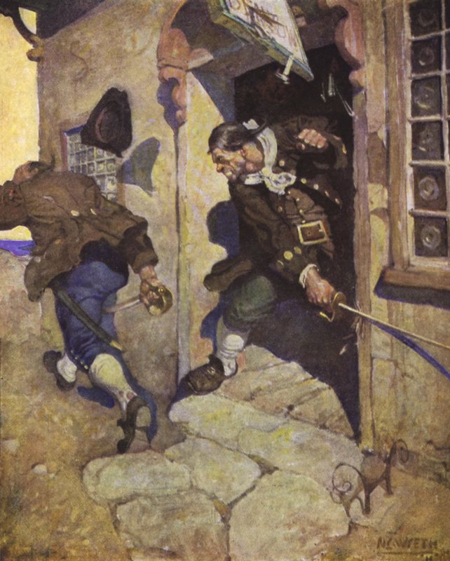 A Treasure Island illusztrációja alkotó: after Newell Convers Wyeth