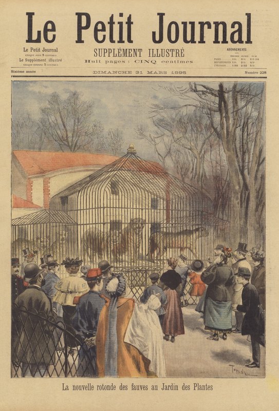 Új vadállat-kert a Jardin des Plantes-ban alkotó: after Oswaldo Tofani