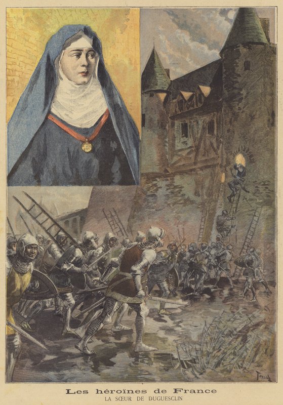 A hősnők de France: du Guesclin nővére alkotó: after Oswaldo Tofani