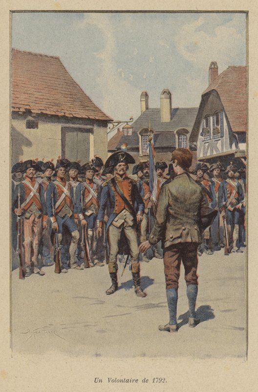 1792-es önkéntes alkotó: after Paris