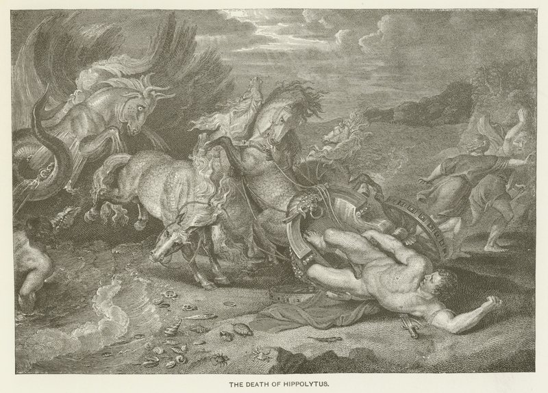 Hippolytus halála alkotó: after Peter Paul Rubens