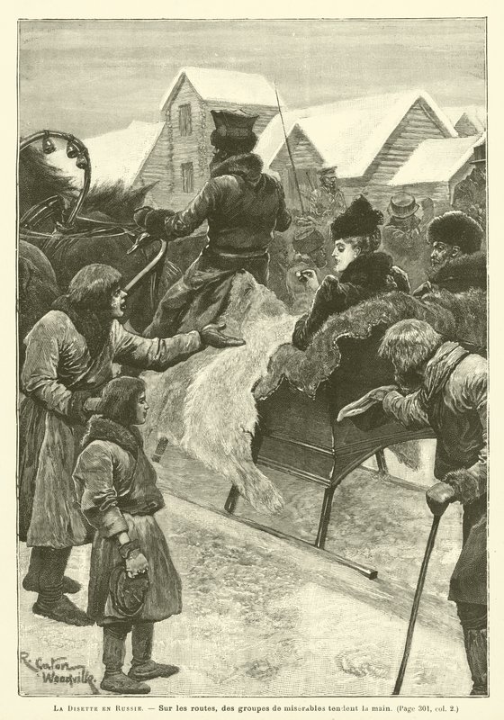 Éhínség Oroszországban alkotó: after Richard Caton II Woodville