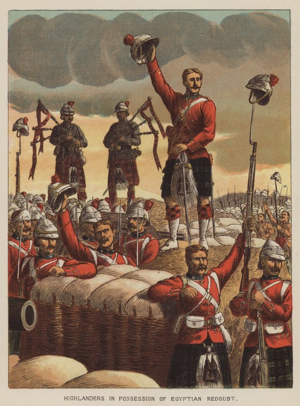 Hegyvidékek az egyiptomi redoubt birtokában alkotó: after Richard Simkin