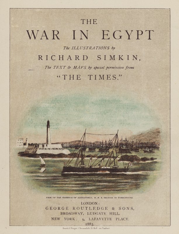 Címlap Illusztráció Az egyiptomi háborúhoz alkotó: after Richard Simkin