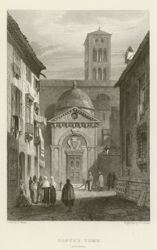 Dantes sírja, Ravenna alkotó: Samuel (after) Prout
