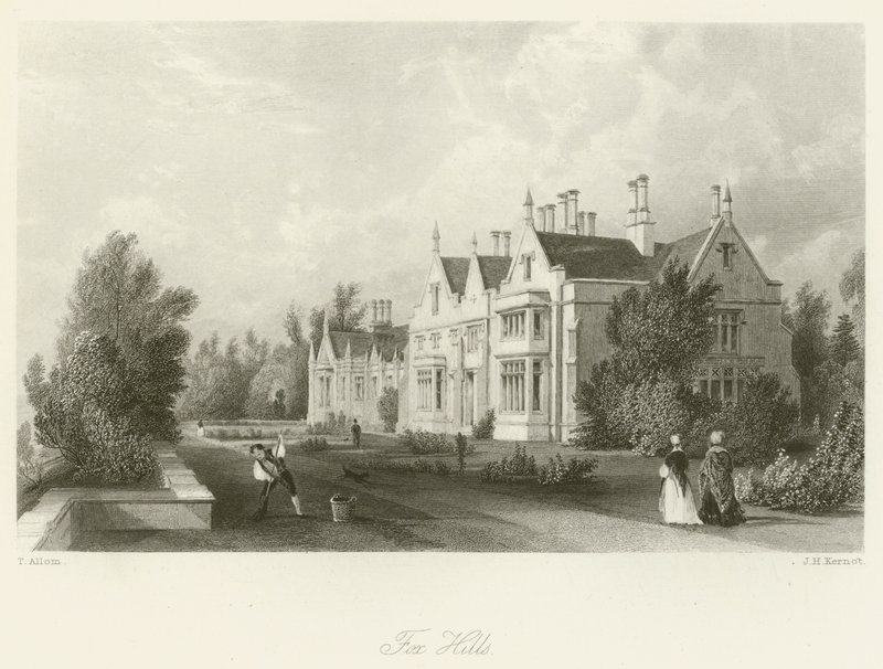 Fox Hills alkotó: after Thomas Allom