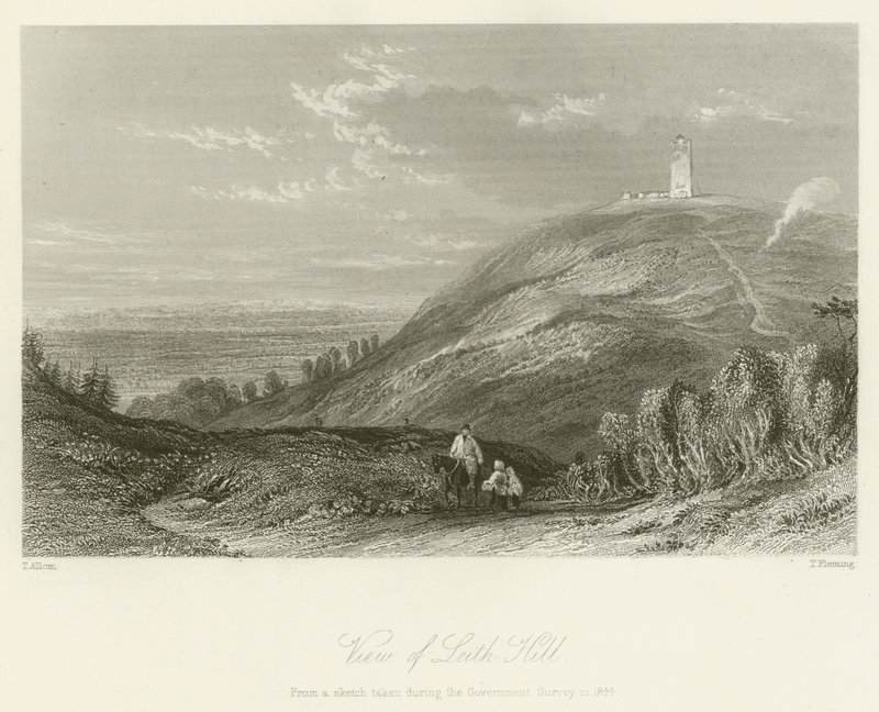 Kilátás a Leith-hegyre alkotó: after Thomas Allom
