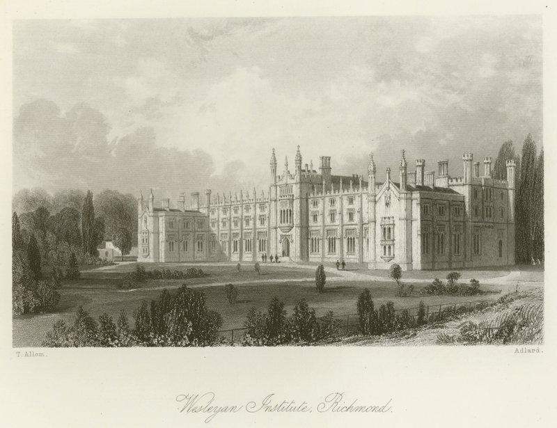 Wesleyan Institute, Richmond alkotó: after Thomas Allom