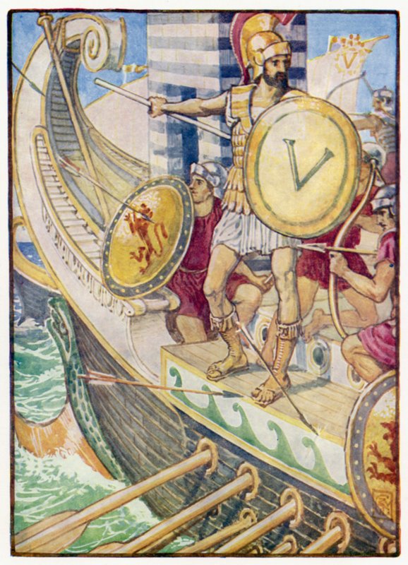Célpontja lett minden nyílvesszőnek alkotó: after Walter Crane