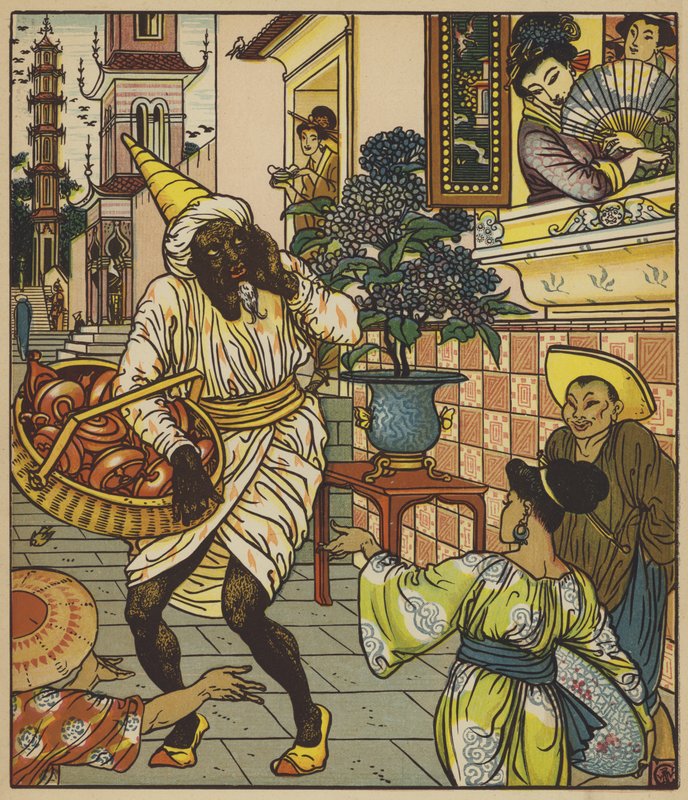 Új lámpák a régiekhez alkotó: after Walter Crane