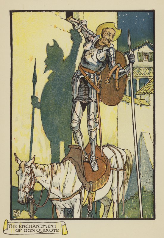 Don Quijote varázsa alkotó: after Walter Crane