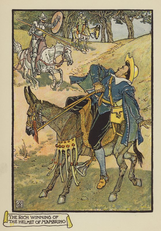 A Mambrino sisak gazdag győzelme alkotó: after Walter Crane