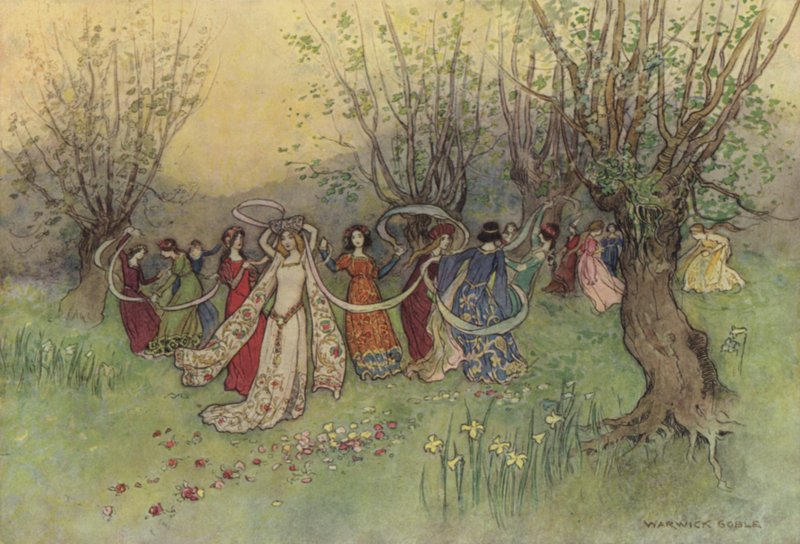 Geoffrey Chaucer, A hercegnő könyve alkotó: after Warwick Goble