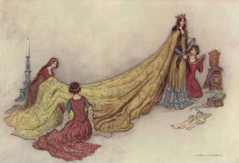Geoffrey Chaucer, A hivatalnokok meséje alkotó: after Warwick Goble