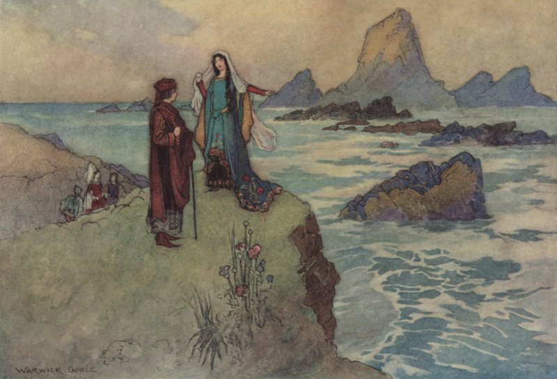 Geoffrey Chaucer, Franklin meséje alkotó: after Warwick Goble