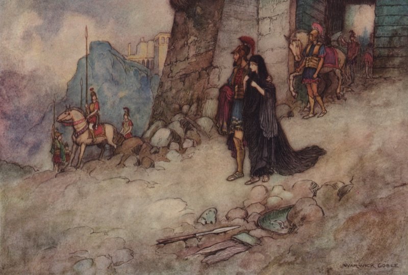 Geoffrey Chaucer, Troilus és Criseyde alkotó: after Warwick Goble