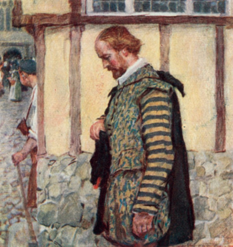 Shakespeare leveszi a kalapját, amikor meghallja az elhaladó csengő hangját alkotó: after William Hatherell