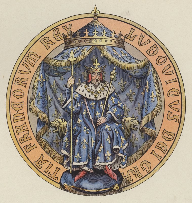 XI. Lajos, Franciaország királya (színes litó) alkotó: pseudonym for Onfray de Breville Jacques Job