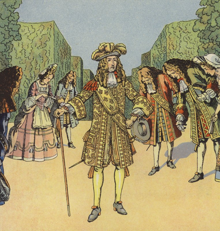 A Napkirály, XIV. Lajos francia (színes litó) alkotó: pseudonym for Onfray de Breville Jacques Job