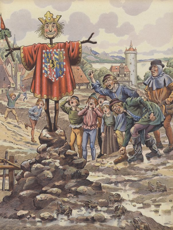 Dinant lakossága Merész Károly, Burgundia hercegének képmását gúnyolódva (színes litó) alkotó: pseudonym for Onfray de Breville Jacques Job