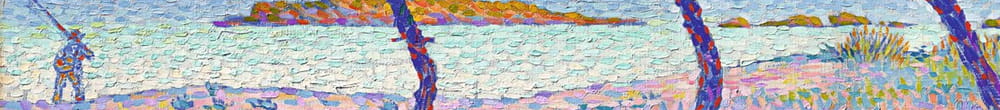 A Saint-Clair-i strand, 1896. (Henri Edmond Cross)