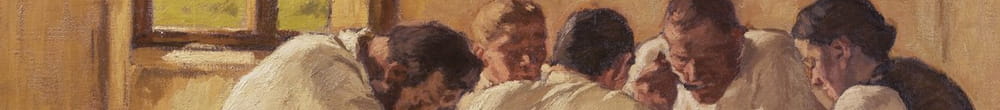 Ebéd A leves, II. verzió, 1910 (Albin Egger Lienz)