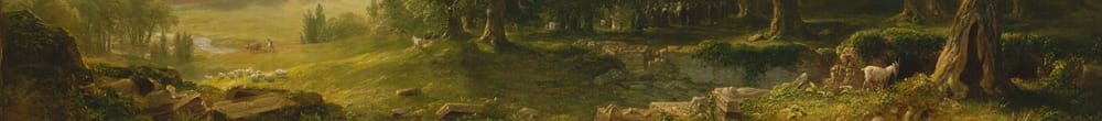 Tájjelenet a Thanatopsisból, 1850. (Asher Brown Durand)