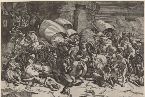 Agostino dei Musi, after Giulio Romano