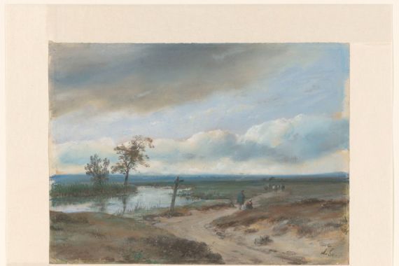 Andreas Schelfhout (signed by artist)