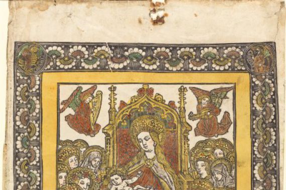 German 15th Century or Master with the Mountain Like Clouds