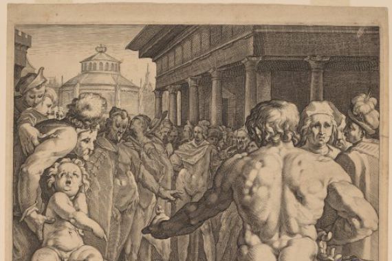 Jan Muller, after Cornelis Cornelisz van Haarlem