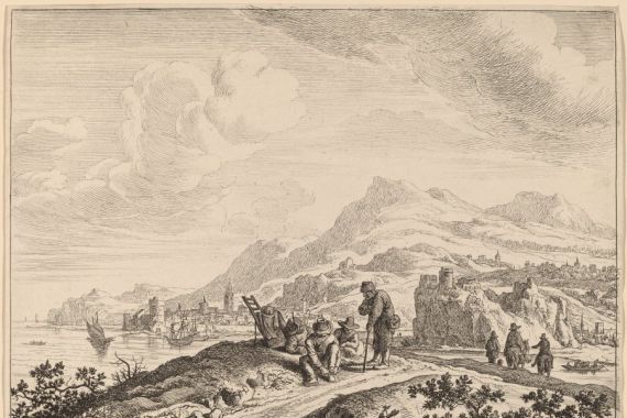 Jan van Aken after Herman Saftleven