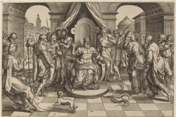 Johan Wierix, after Maarten van Cleef