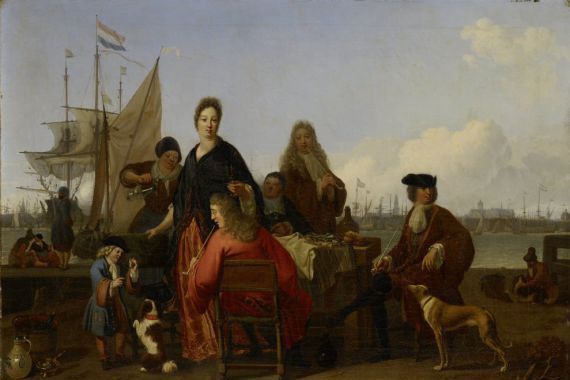 Ludolf Bakhuysen (signed by artist)
