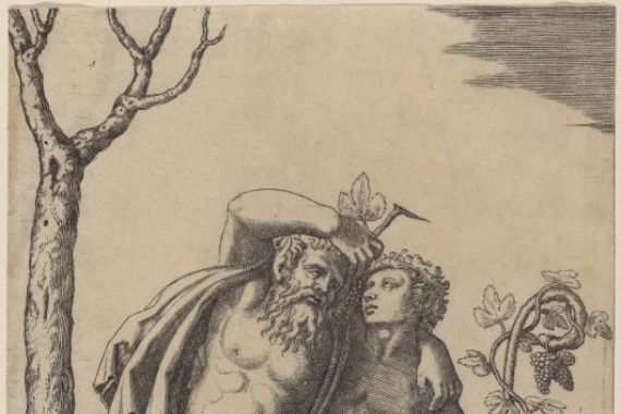Marcantonio Raimondi possibly after Raphael possibly after Giulio Romano