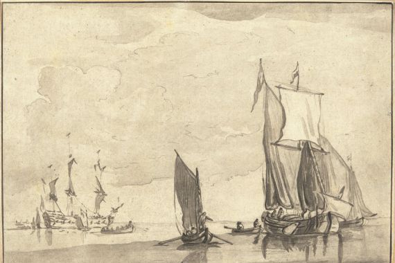 Maria Catharina Prestel after Willem van de Velde the Younger
