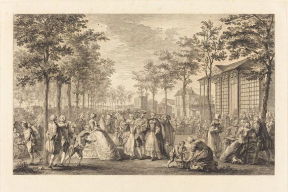 Pierre Francois Courtois after Augustin de Saint Aubin
