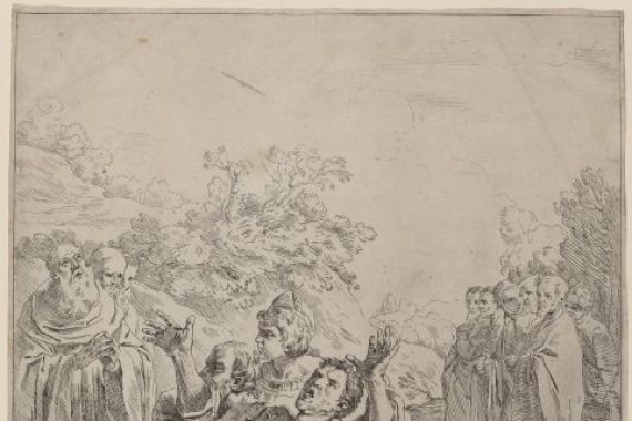 Simone Cantarini after Lodovico Carracci