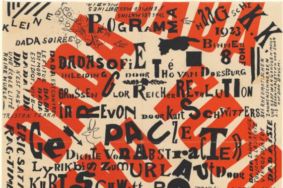 Theo van Doesburg and Kurt Schwitters