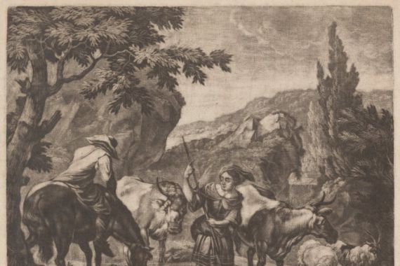 attributed to Robert Robinson,after Nicolaes Pietersz Berchem