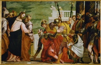 Jézus és a százados (festmény, vászon)