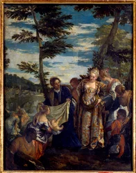 Mózes vizet takarít meg. Paolo Veronese (1528-1588) festménye