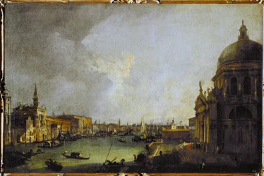 A Canal Grande torkolata, Velence (festmény, vászon)