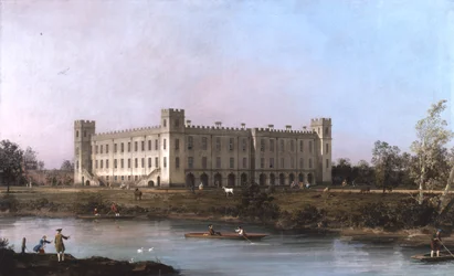 A Syon House kilátása a Temzén délkeletről