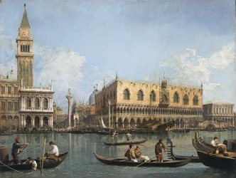 Kilátás a San Marco-medencére a Punta della Doganától