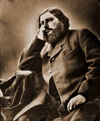 Gustave Courbet festő 1819-1877 portréja