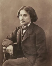 Nadar, Gaspard-Felix (1820-1910) Alphonse Daudet író (1840-1897) portréja