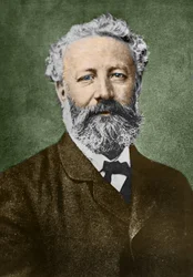 Jules Verne (1828-1905) francia író portréja, Nadar műve